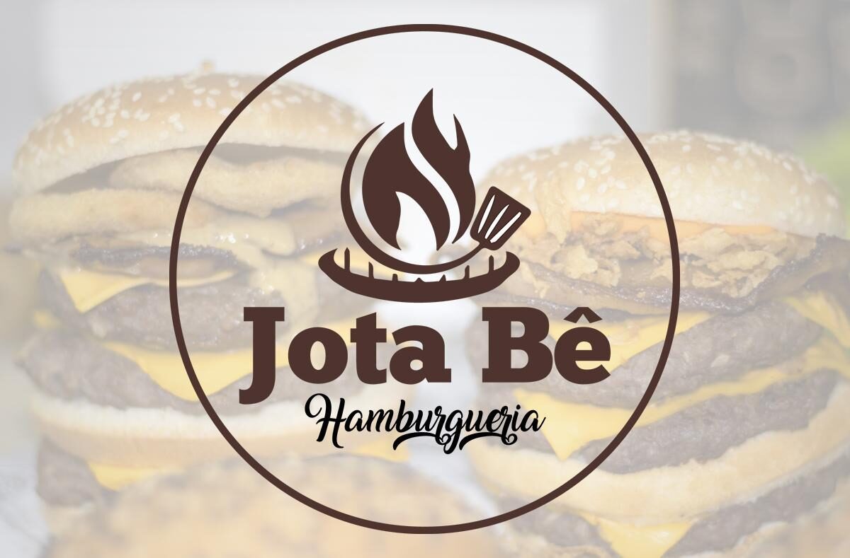 Identidade Visual — Jota Bê Hamburgueria - Fotografia e Logotipo Sessão de fotografias gastronômicas profissionais para hambúrgueres e criação da identidade visual da marca. Material idealizado para mídias sociais e PDV.