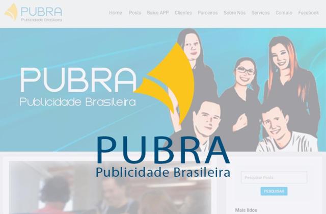 Criação de Sites — Pubra - Naming, Identidade Visual e Site Projeto completo de Naming, Identidade Visual e Site Institucional para a agência Pubra. Criação estruturada com foco em SEO, mobile e facilidade de gestão.